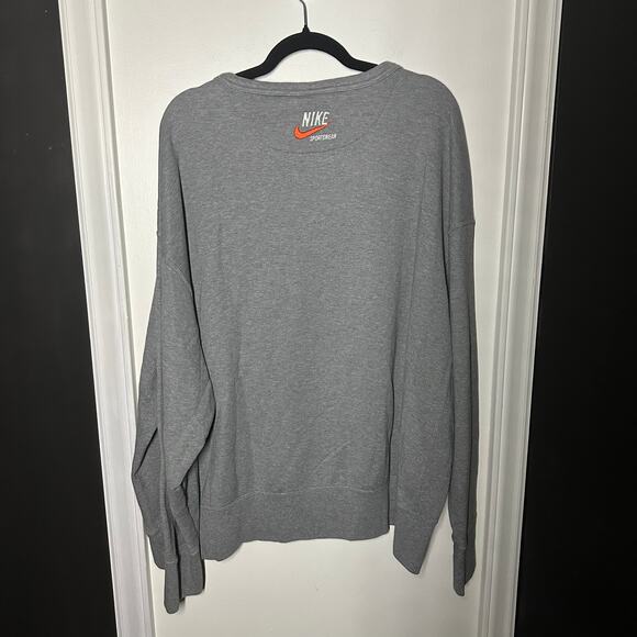 Nike Sportswear Trend Fleece Gray Athletic Pullover Crewneck NWT Size XXL Men's - Picture 7 of 16